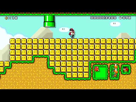 The Hard Easy 3:RevengeOf Fallen by Aldo - SUPER MARIO MAKER - NO COMMENTARY 1ba