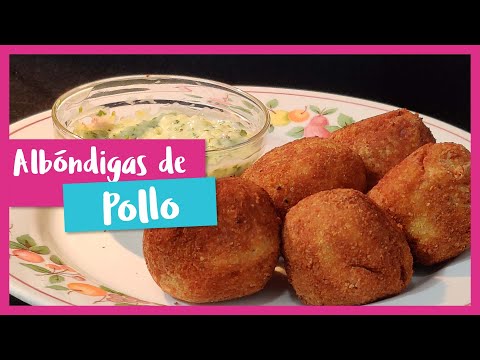 🧆 cómo hacer ALBÓNDIGAS DE POLLO RELLENAS de queso 😱