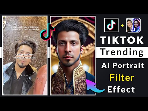 Tiktok New Trending Ai Portrait Filter | Center Your Face To Get An AI Portrait