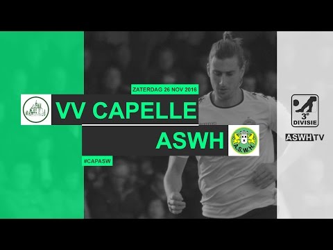 Samenvatting VV Capelle - ASWH 2-3 (26-11-2016)