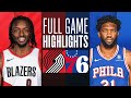 TRAIL BLAZERS at 76ERS | FULL GAME HIGHLIGHTS | October 29, 2023