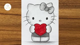 How to draw Hello Kitty step by step || Easy drawing ideas for beginners || Drawing step by step