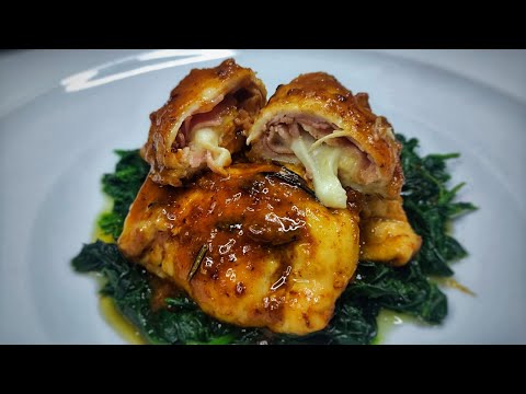 Meat rolls with ham and stringy cheese🙂 ITALIAN RECIPE