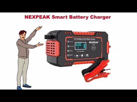 NEXPEAK Smart Battery Charger Review / Explain With Whiteboard Animation