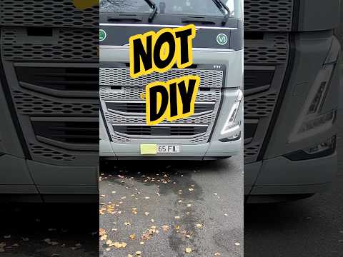 What a brilliant idea! 😂🤦‍♂️🚛💨 unknownartist #truckdriver #lkw #camion #funny #smile #diy