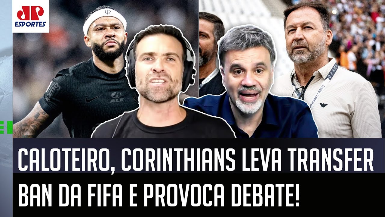 "OLHA A QUE PONTO o Corinthians CHEGOU! Tá com TRANSFER BAN, e EU NUNCA VI o..." DEBATE FERVE!