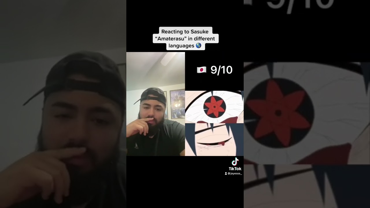 Sasuke “Amaterasu” in different languages
