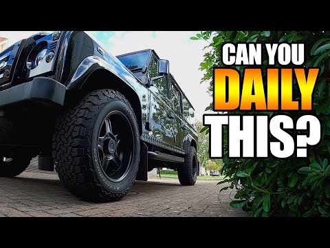 Can you DAILY DRIVE a DEFENDER? Good and Bad bits of using a 2.2 PUMA 110 as your EVERYDAY CAR