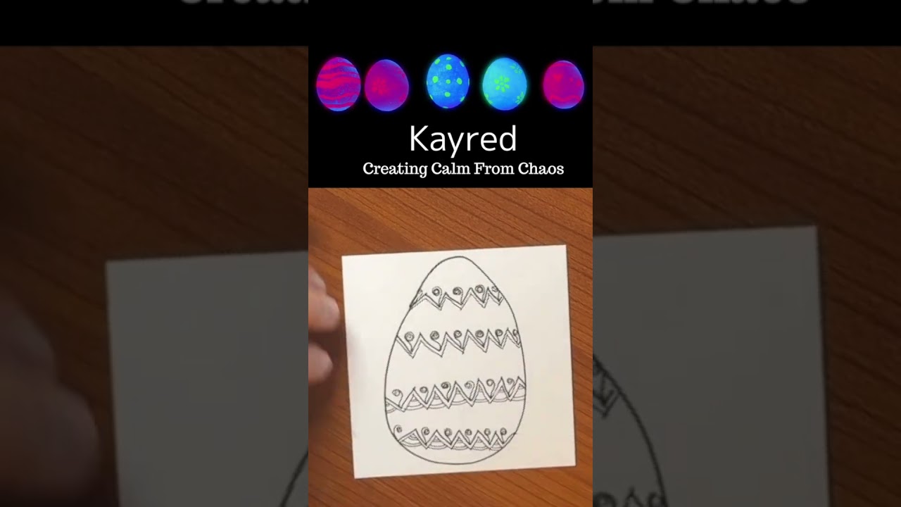 Easter Egg  #Doodle #zentangle. #Easter #egg
