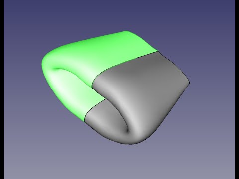 FreeCad Золотая поверхность