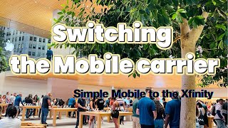 ESim | Switching the Mobile carrier | Simple Mobile to the Xfinity | Our experience #esim #xfinity