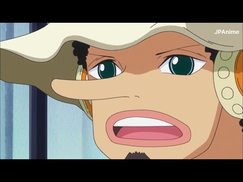 One piece: Usopp imitates Robin English dubbed