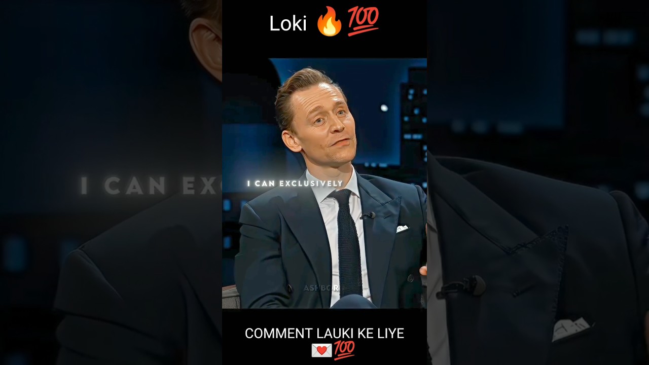 Tom Hiddleston REVEALS Loki's Role In Avengers Doomsday! #shorts#viral
