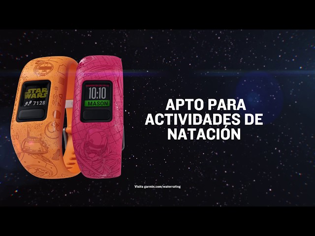 Garmin Vivofit Jr2 Pulsera de Actividad Infantil Lado Oscuro video