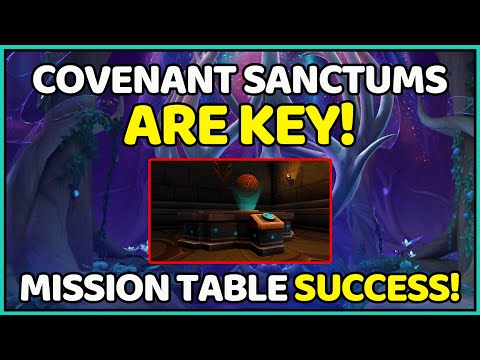 Covenant Sanctums Are Important For Mission Table Goldmaking | Shadowlands Goldmaking