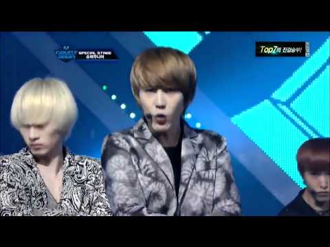 111013 Mnet M!CountDown SuperJunior GoodbyeStage- Superman+A-CHA+Mr.Simple