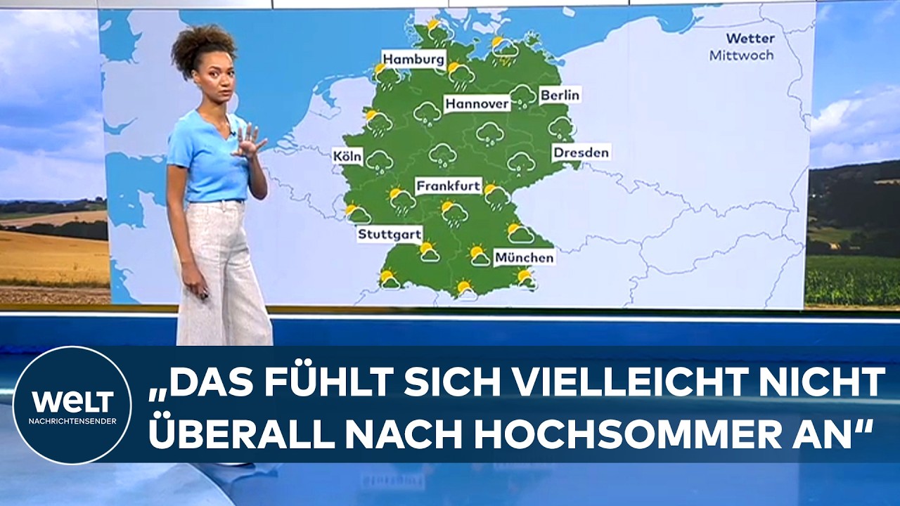 WETTER TEILT DEUTSCHLAND! Der Süden genießt den Sommer und der Norden bibbert!