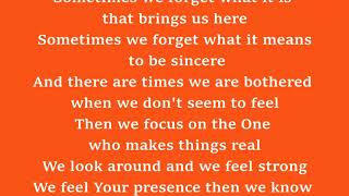 Petra karaoke - We hold our hearts out to You