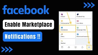 Enable Facebook Marketplace Notifications !
