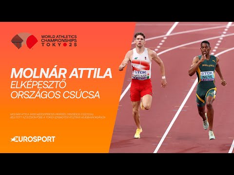 Molnár Attila fantasztikus országos csúccsal jutott világbajnoki elődöntőbe 400 méteren