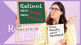 Die größten Fehler bei Retinol ...und die besten Tipps zur richtigen Anwendung!