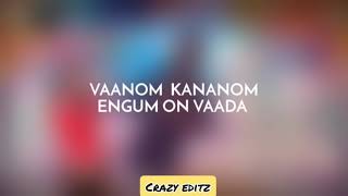 Download lagu ❤️ kaannama ennaama ❤️ song ❤️ center line ❤️  lyrics whatsapp status ❤️ crazy editz ❤️ mp3