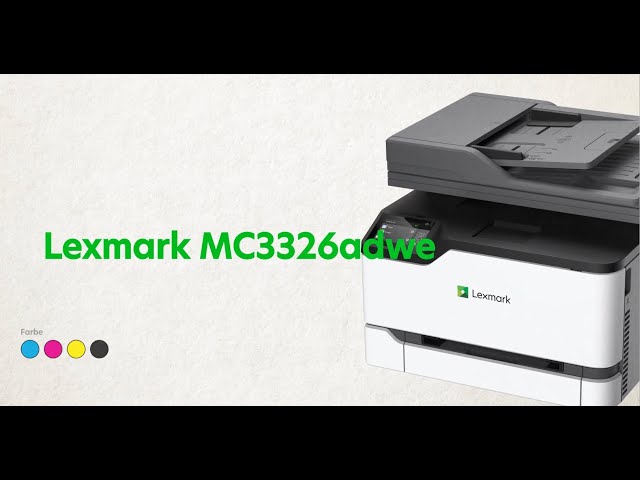 Video teaser for Lexmark MC3326adwe Farblaser-Multifunktionsdrucker – Lexmark GO Line™ Serie deutsch