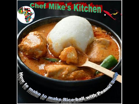 HOW TO MAKE RICE-BALL WITH PEANUT SOUP IN PAPUA NEW GUINEA