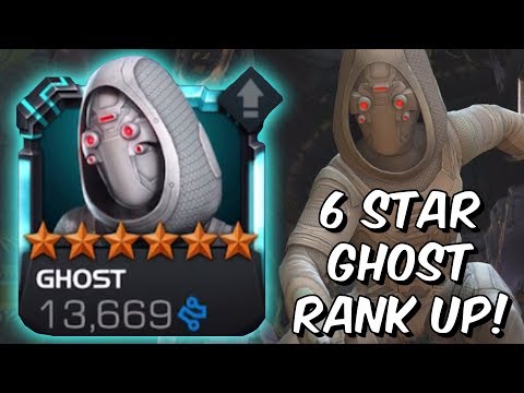 6 Star Ghost Rank 2 Rank Up & Beyond God Tier Gameplay! - Marvel Contest of Champions