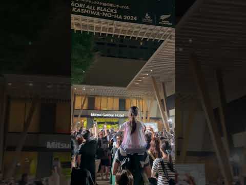 経営学科 Kids HAKA All Blacks fan event in Japan(10) #HAKA #allblacks #オールブラックス　#三井ガーデンホテル柏の葉