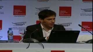 25 de NOV. 62° Convención Anual de la Cámara Argentina de la Construcción. Axel Kicillof.