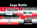 YouTube VS YouTube Kids VS YouTube Shorts VS YouTube TV Logo Battle