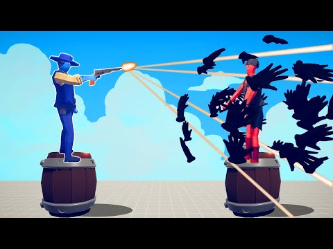 ALL RANGED UNITS 1vs1 - TOURNAMENT ON WOODEN BARREL | TABS - Totally Accurate Battle Simulator