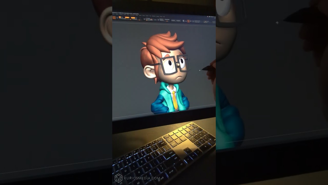 2D to 3D Stylized Quick Sculpt in ZBrush of 