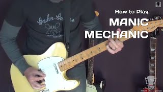 Manic Mechanic by ZZ Top - Guitar Lesson - How to Play