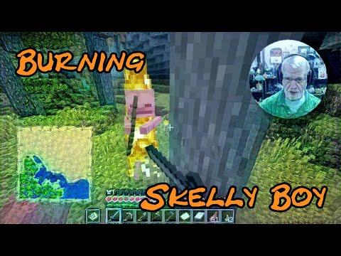 Burning Skelly-Boys Chase Me Down! - Minecraft (Large Biomes) #28 | Procedural Generation Relaxation
