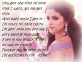 Selena Gomez - Come and get it (LYRICS ON ...