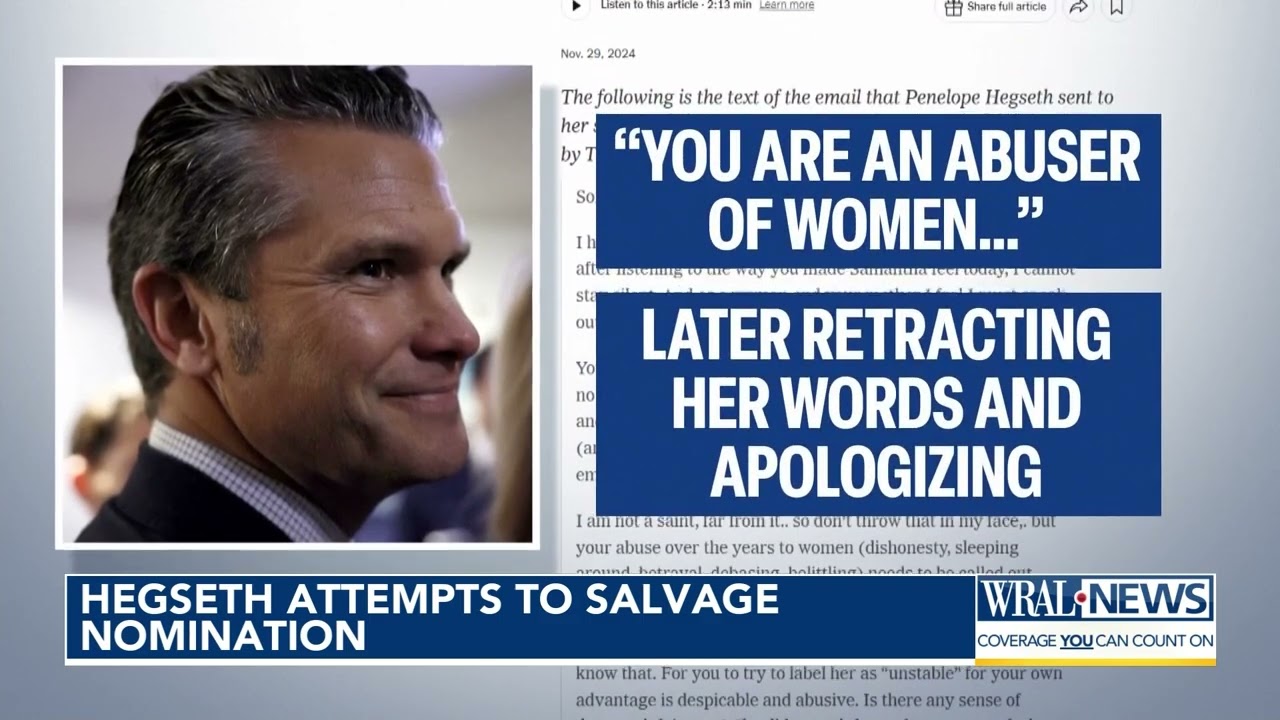 Hegseth vows to ‘fight like hell’ to win confirmation in the face of some GOP doubts