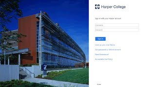 MyHarper Portal - How to Sign In