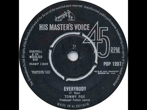 UK New Entry 1963 (205) Tommy Roe - Everybody