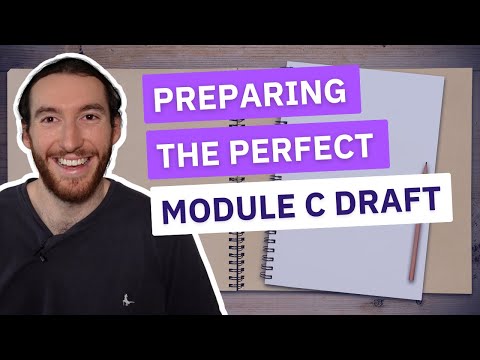 Preparing the Perfect Draft for Module C The Craft of Writing