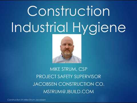 Construction Industrial Hygiene: Recognizing, Evaluating, and Controlling Jobsite Health Hazards
