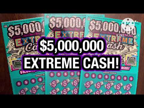 $5,000,000 EXTREME CASH! CA Scratchers