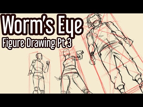 How to Draw Characters in Worm's Eye View | Drawing Lesson 8⚡