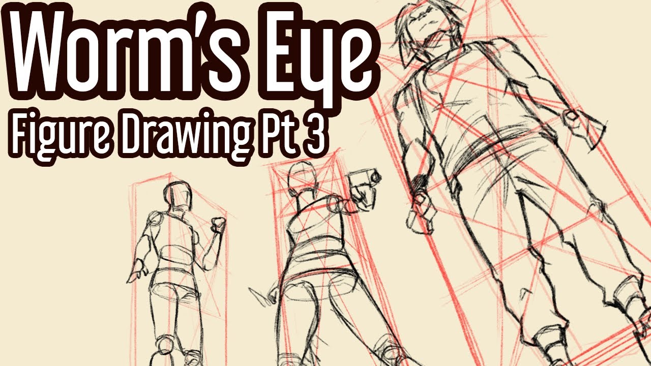 How to Draw Characters in Worm's Eye View | Drawing Lesson 8⚡