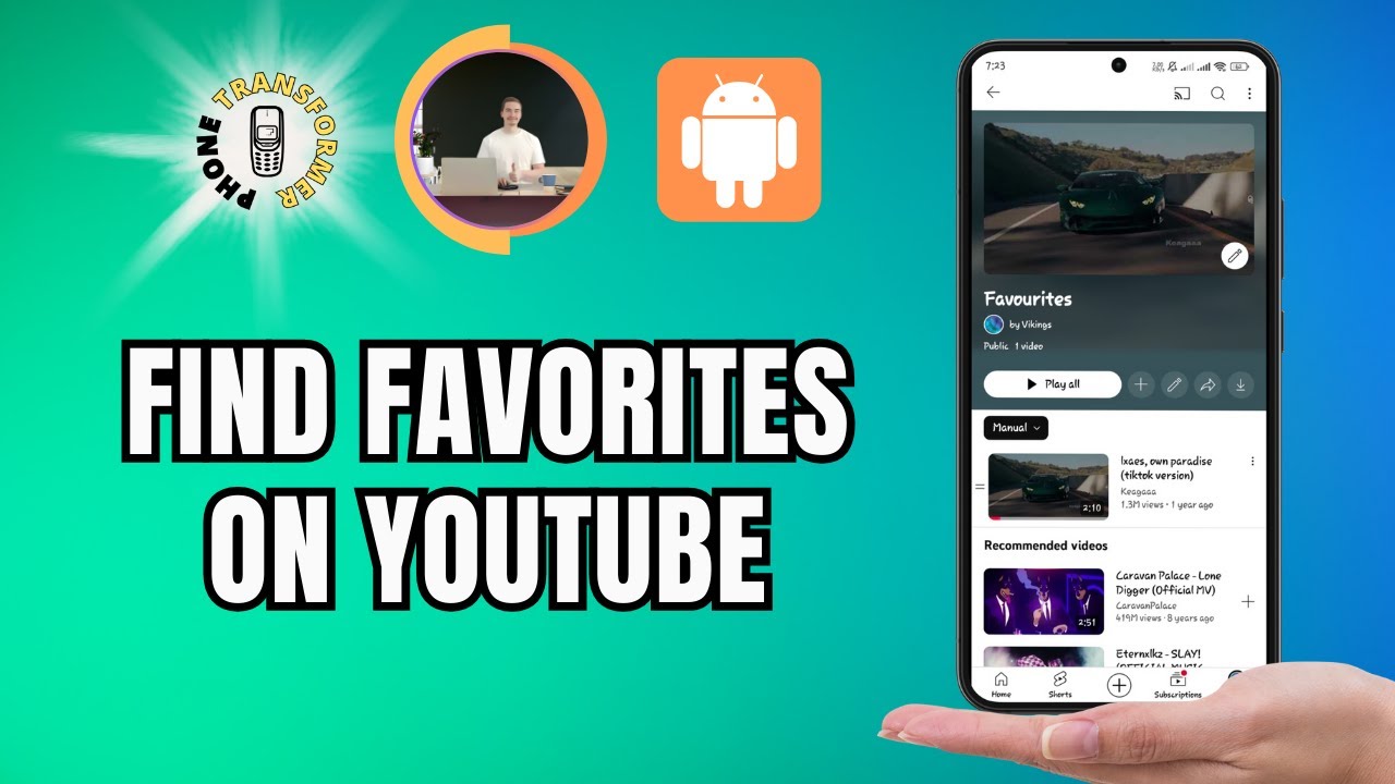 How to Find Favorites on Youtube
