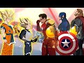Dragon Ball Z VS Marvel Avengers In EPIC Crossover Battle
