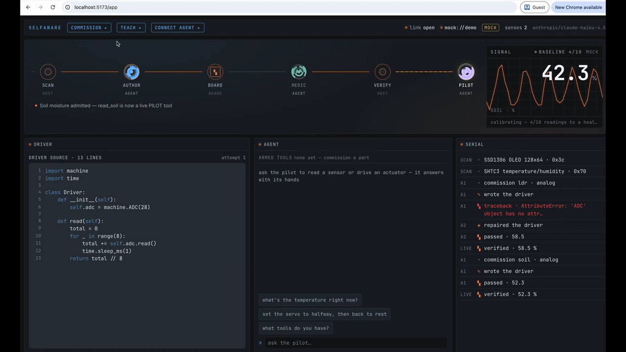 SelfAware project preview
