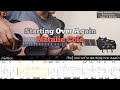Starting Over Again - Natalie Cole | Guitar Fingerstyle Tabs + Chords + Lyrics