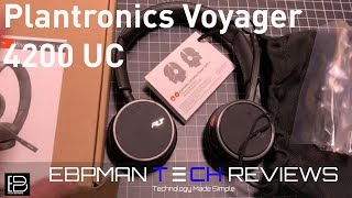 Review of Plantronics Voyager 4220 UC with Call Quality Test